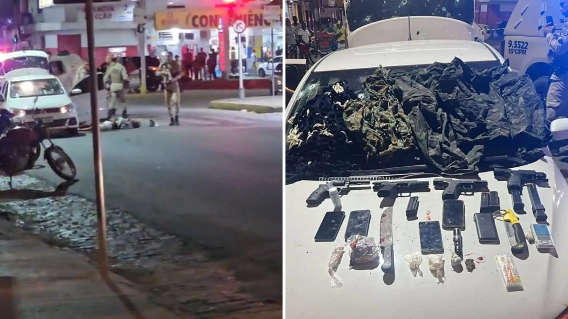 Quatro suspeitos são mortos em confronto com a PM em Ipiaú, na Bahia