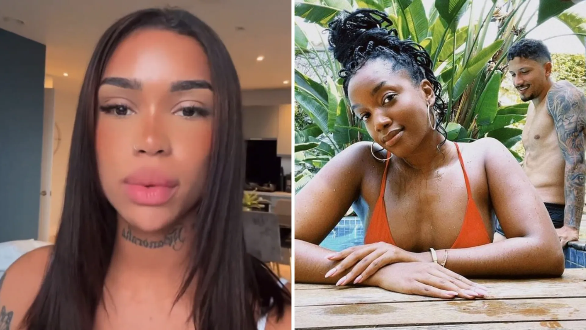 Namorado de Iza teria republicado uma foto de uma mulher de biquini. Foto: Redes sociais 