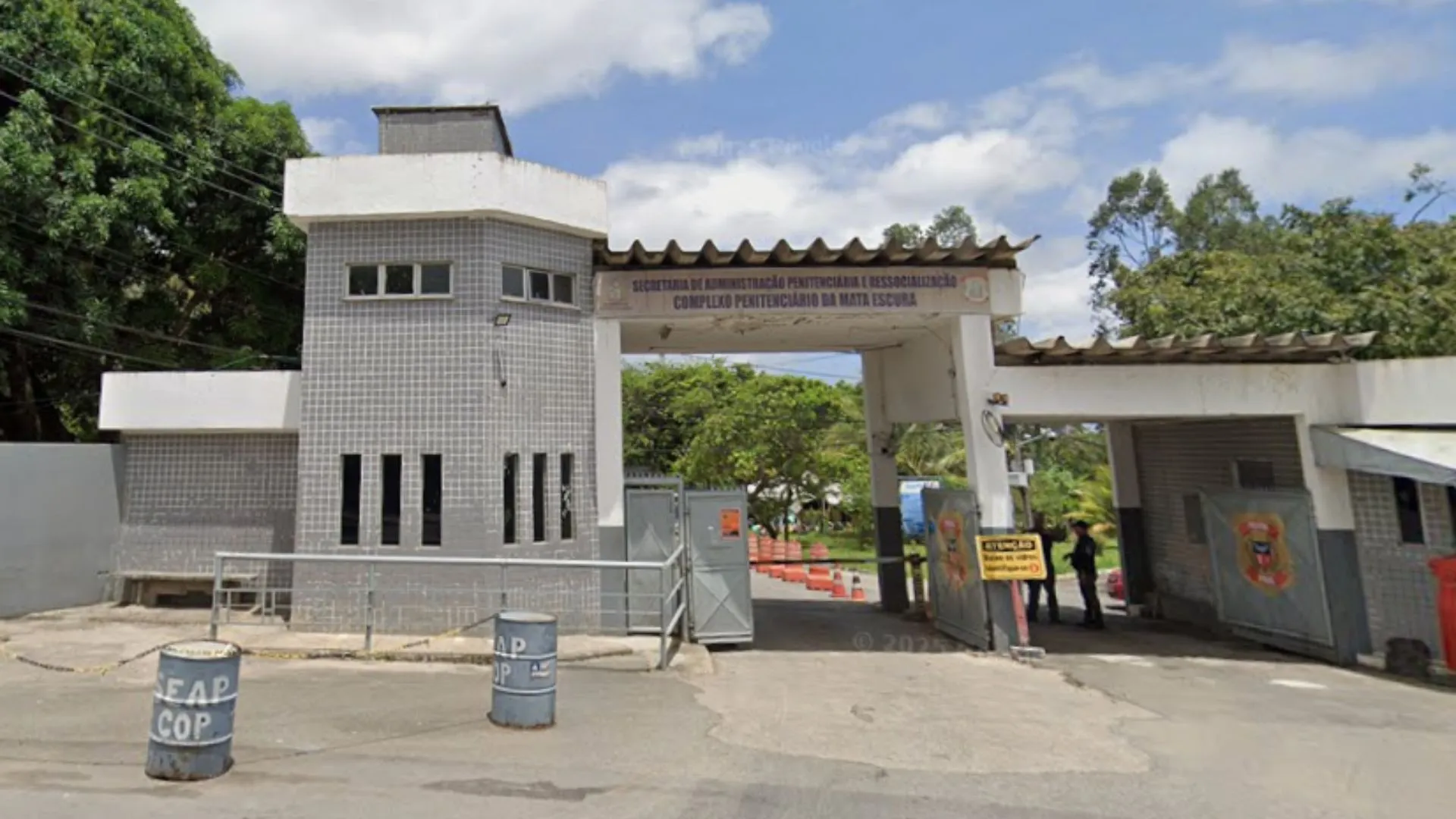 Morte no Complexo Penitenciário da Mata Escura. Foto: Google Street View
