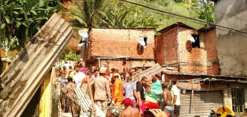 Defesa Civil registra 68 deslizamentos de terra nesta segunda-feira