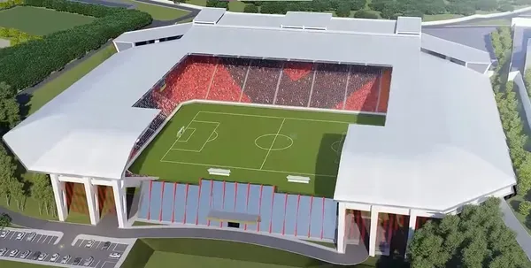 Atual projeto da Arena Barradão deve ser reformulado | Foto: divulgação/EC Vitória