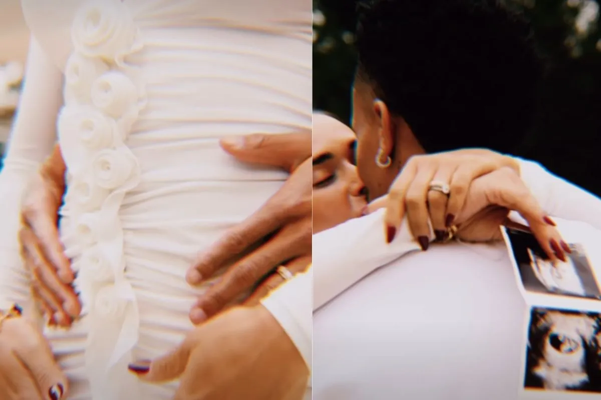 Vídeo: Tainá e Éder Militão anunciam a chegada do primeiro filho juntos