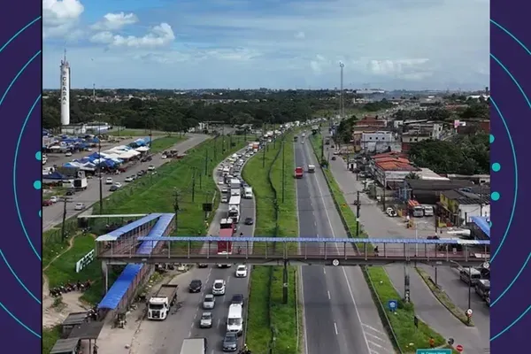 Obras Provocam Congestionamento De Mais De 5 Km Na Via Parafuso (2)