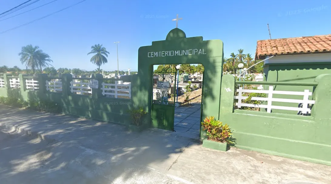  Polícia Civil investiga tentativa de homicídio em cemitério na Bahia. Foto: Google Street View