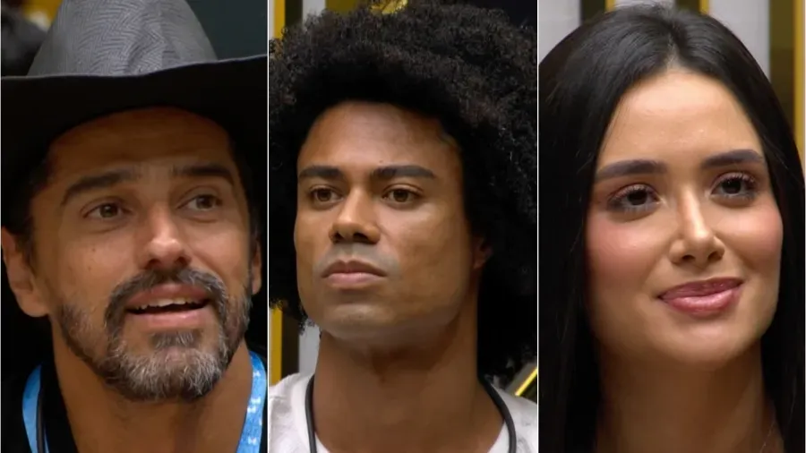 Alberto Cowboy, Breno e Jordana estão no Paredão Falso do BBB 26