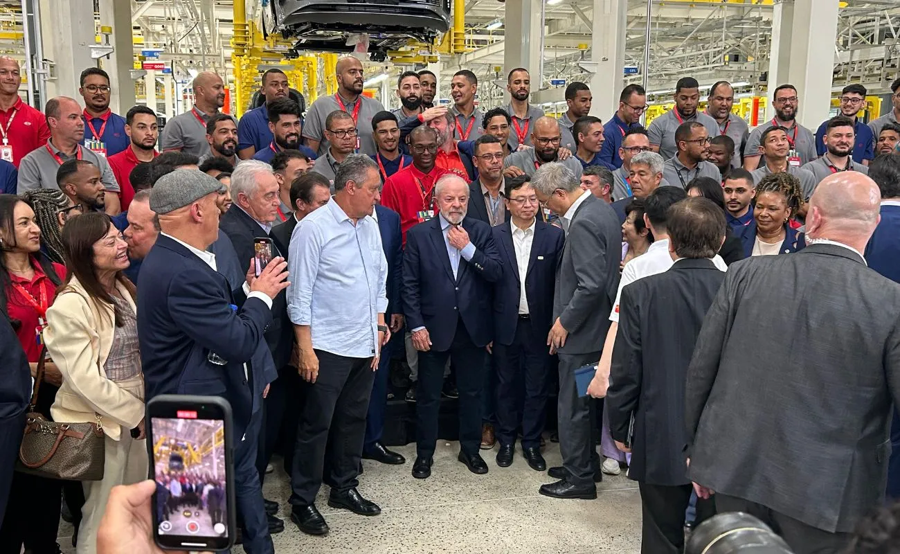 Na Bahia, Lula destaca soberania e capacidade do trabalhador brasileiro