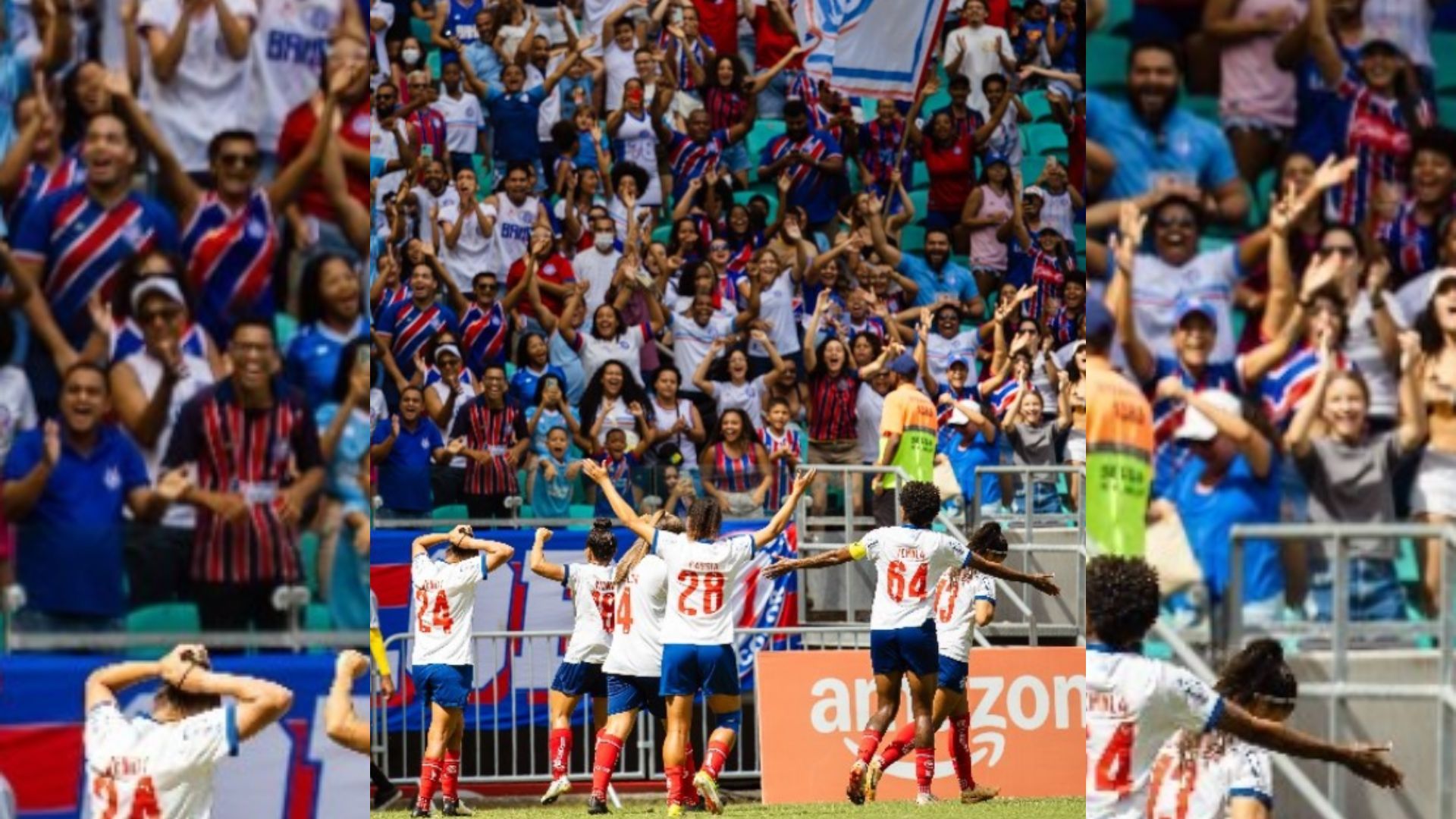 Mulheres de Aço têm vantagem após vencerem o Vitória no Barradão por 1 a 0