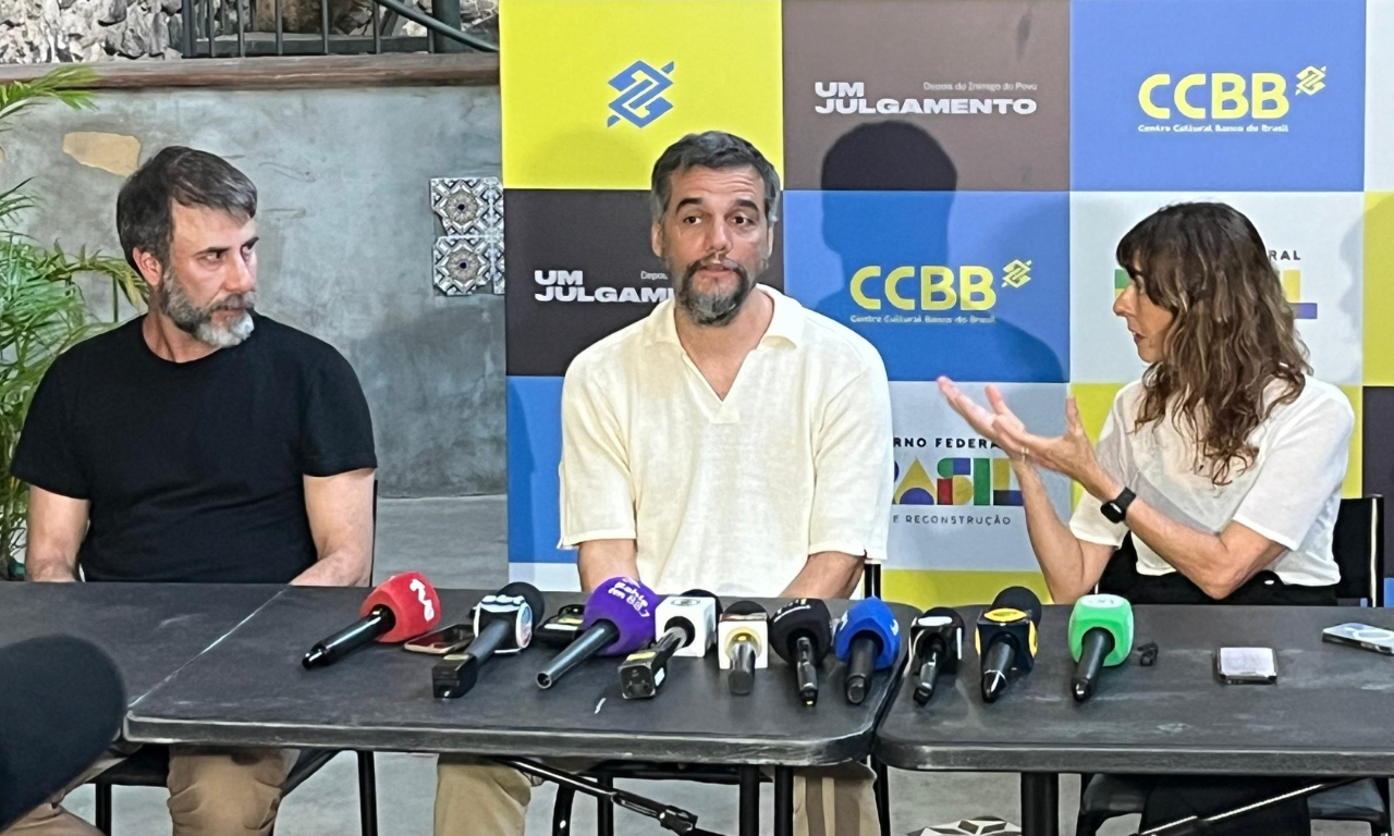 'Meu axé é aqui', diz Wagner Moura sobre estreia de peça em Salvador.Foto: Juana Castro | Aratu On