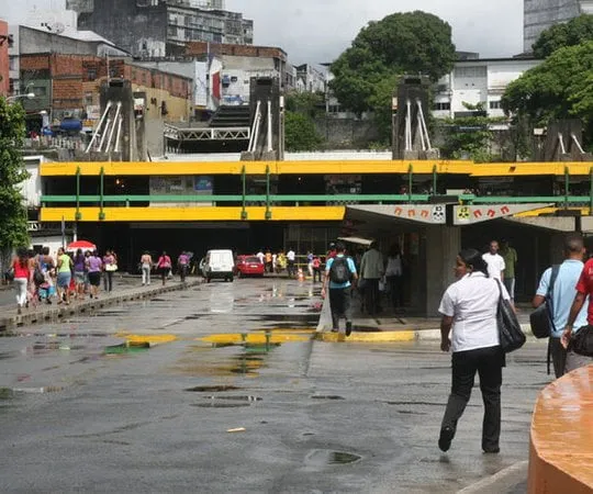Entrada da Estação da Lapa em Salvador 