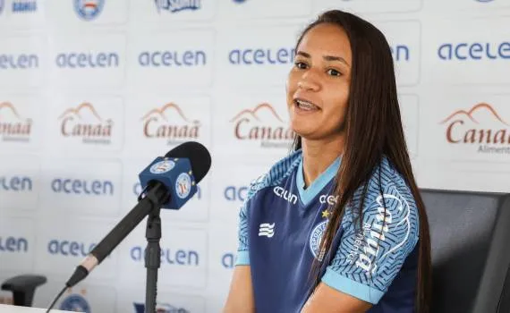 Atacante do Bahia fala sobre preparação do time feminino para jogo de volta das semifinais