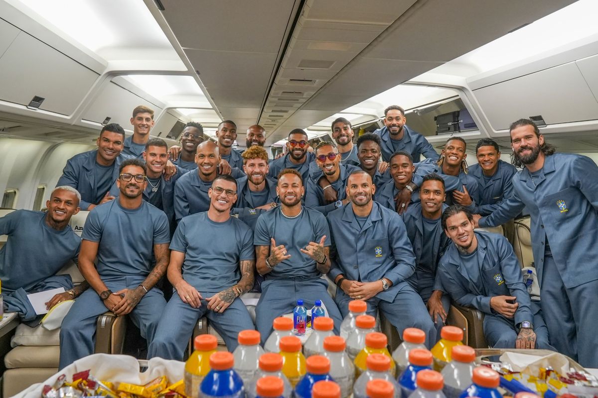 Selecao Brasileira Embarcou Para a Copa Do Mundo Nelson Terme Cbf