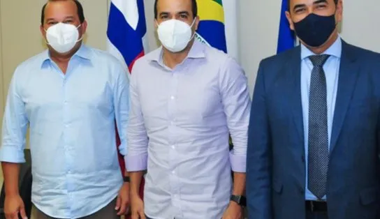 Geraldo Júnior se encontra com Bruno Reis para discutir competitividade no setor químico