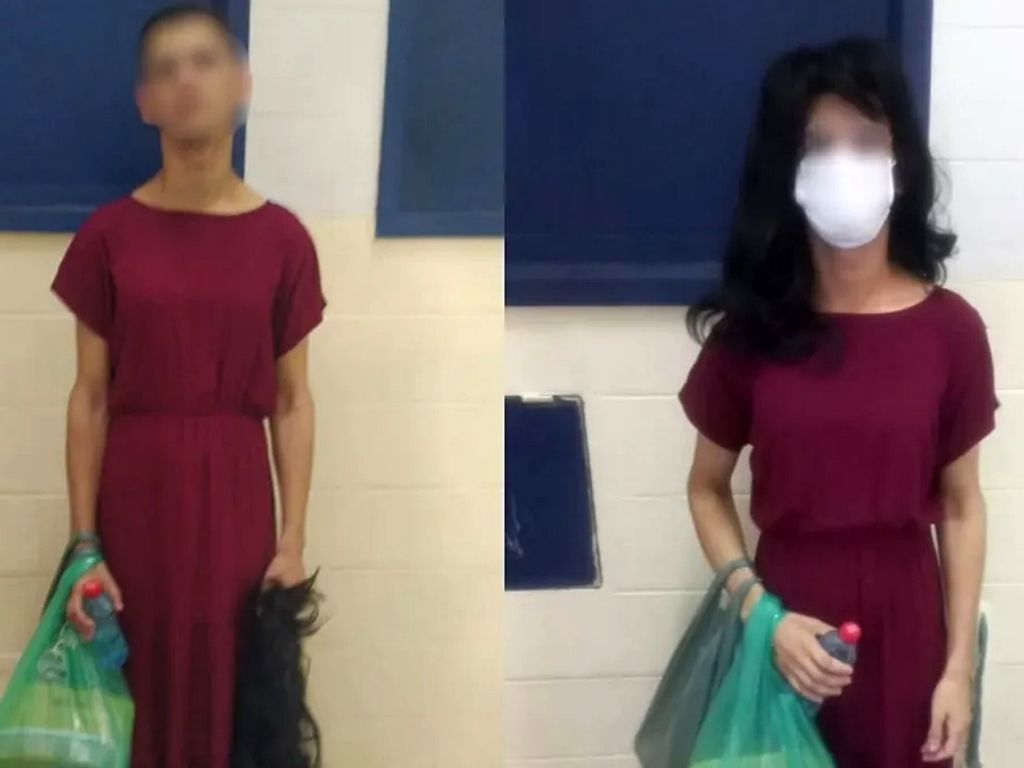 Detento tentou fugir disfarçado de mulher após receber roupas de visitante na Penitenciária de São Luís. Foto: Divulgação/Seap