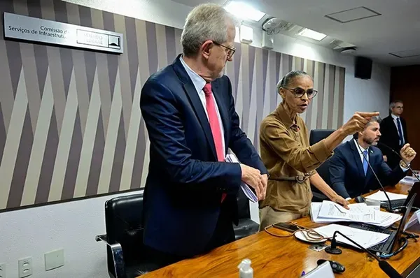 Marina Silva foi alvo de desrespeitos no Senado. Foto: reprodução 