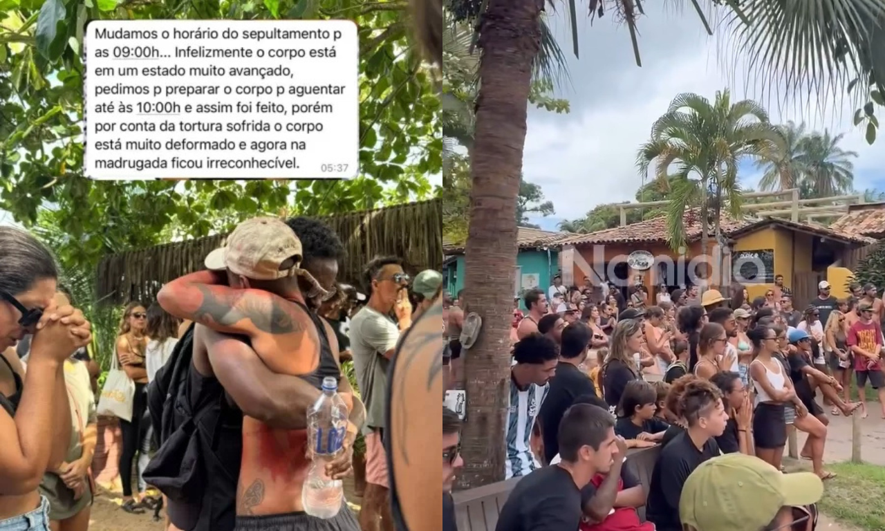 Protesto. Foto: redes sociais | @namidia.news