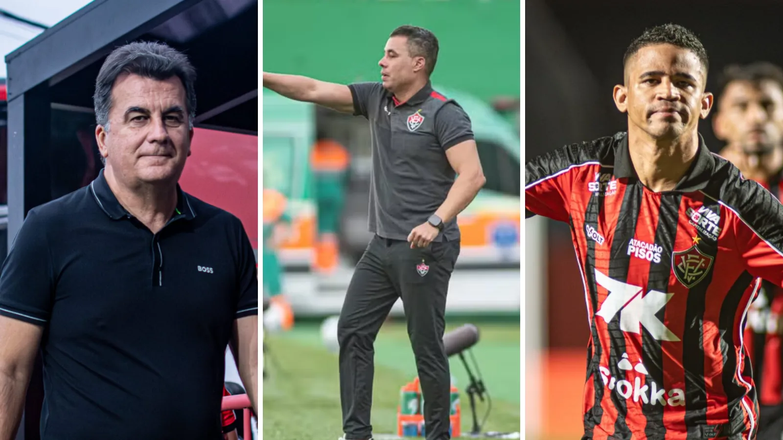 Erick, Fábio Mota e Jair Ventura, do Vitória, são denunciados no STJD