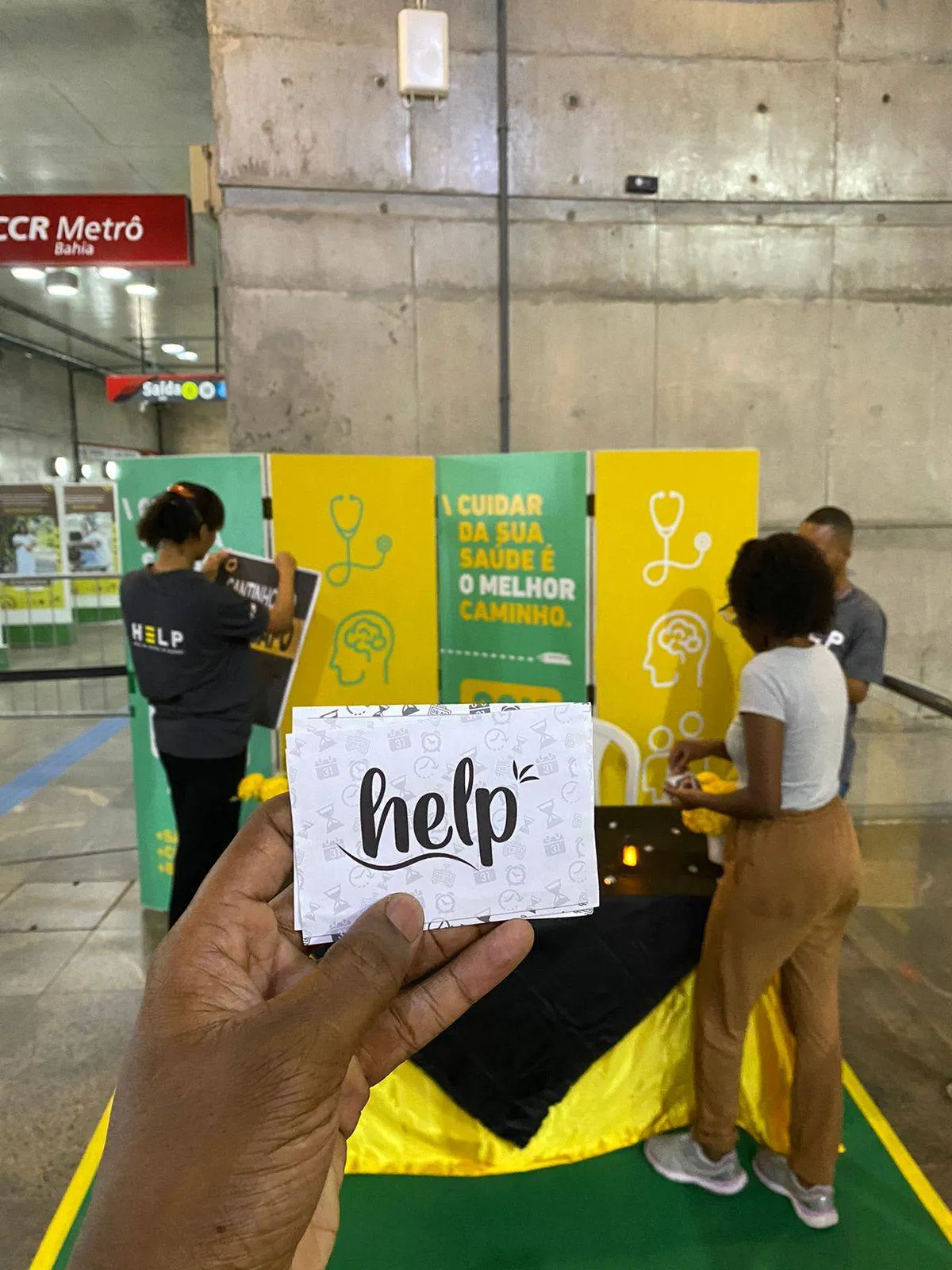 Estação de metrô Campinas recebe ação de acolhimento emocional nesta terça (24)