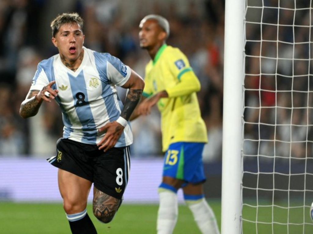Com o resultado a Argentina carimba vaga para a Copa de 2026, enquanto o Brasil caiu para a quarta posição nas Eliminatórias. Foto:X/@conmebol