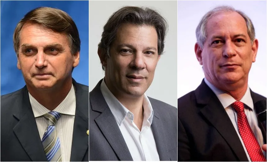 Bolsonaro lidera e Haddad e Ciro ficam empatados em nova pesquisa do Datafolha
