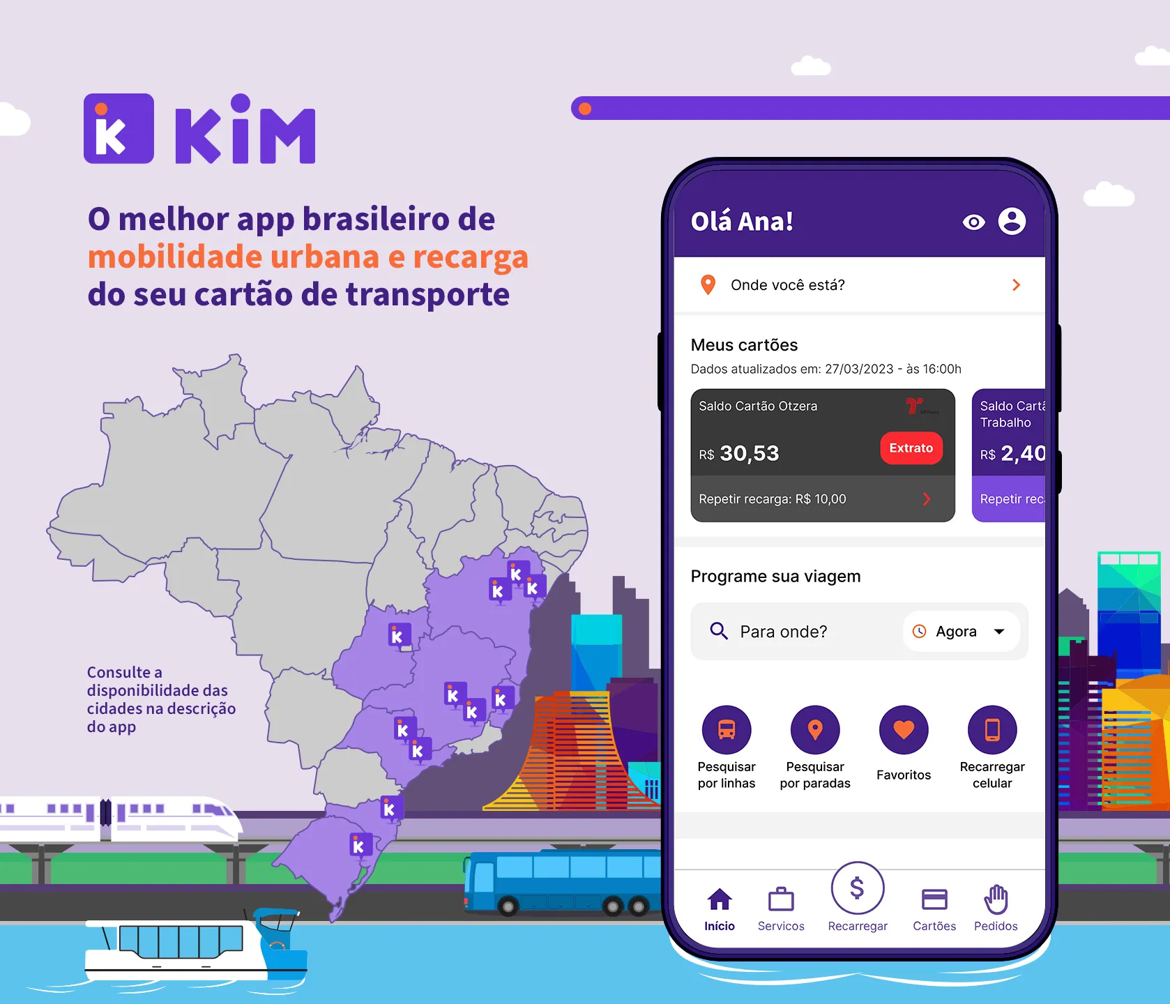 Aplicativo De Mobilidade Urbana Kim