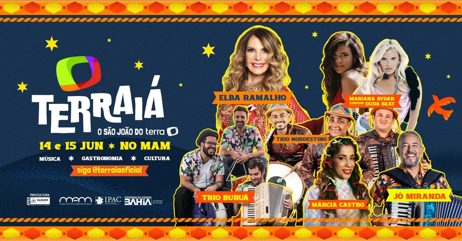Evento de São João Reúne Elba Ramalho, Trio Buruá, Jó Miranda