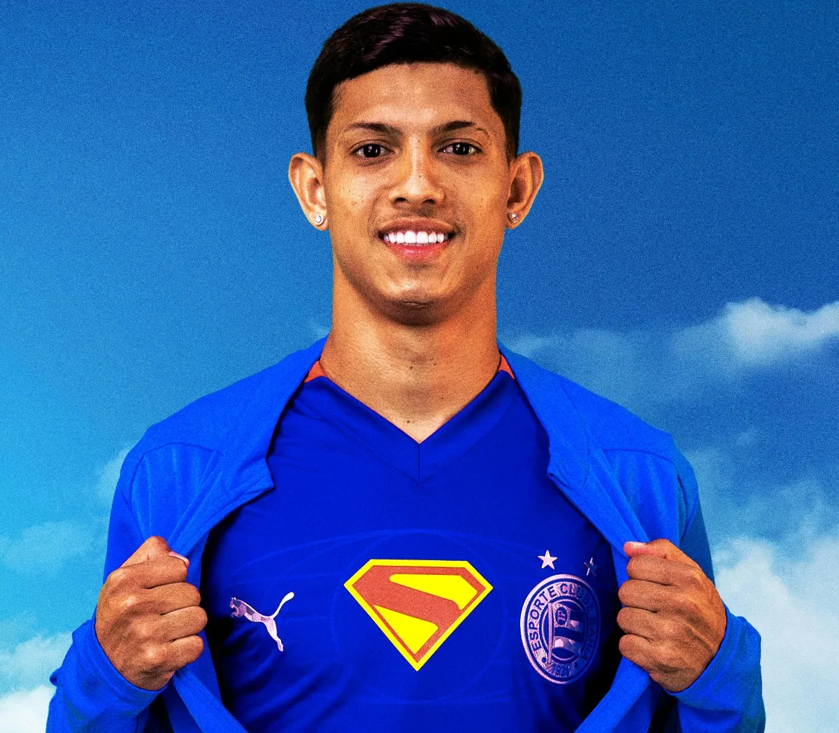 Inspirado em Superman, Bahia estreia uniforme especial contra o Galo