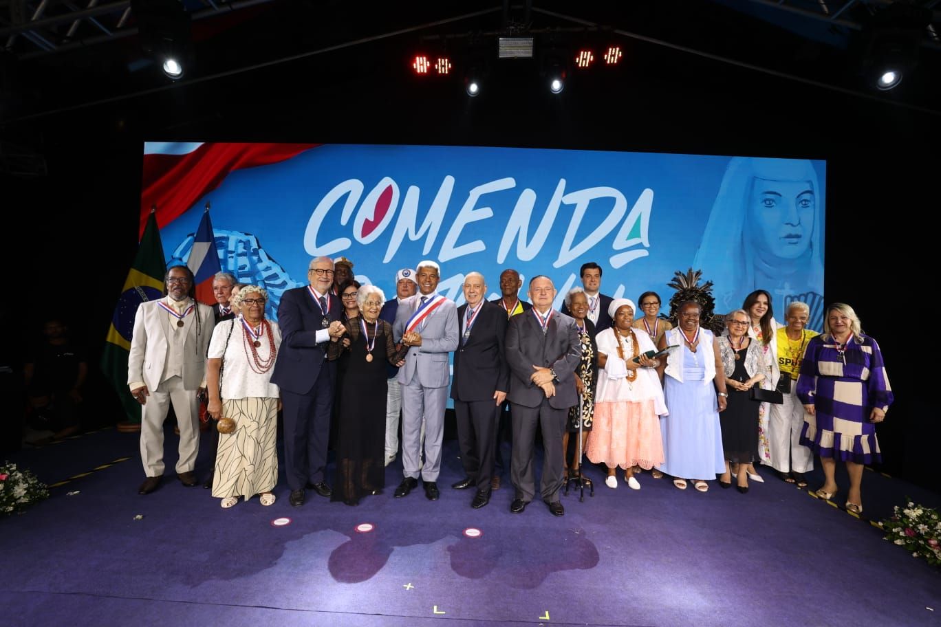 Cerimônia de entrega da Medalha 2 Julho em 2024 | Foto: Foto: Manu Dias/GOVBA