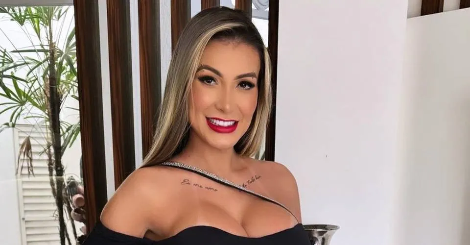 Andressa Urach revela revela frequência sexual com namorado: “91 vezes na semana”