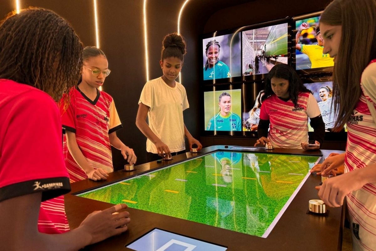 A exposição gratuita 