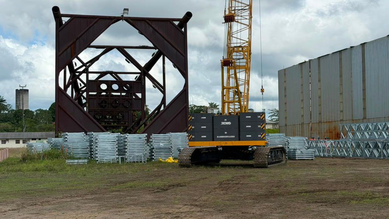 Como Funcionará Canteiro De Obras Ponte Salvador Itaparica / fotos: João Tramm