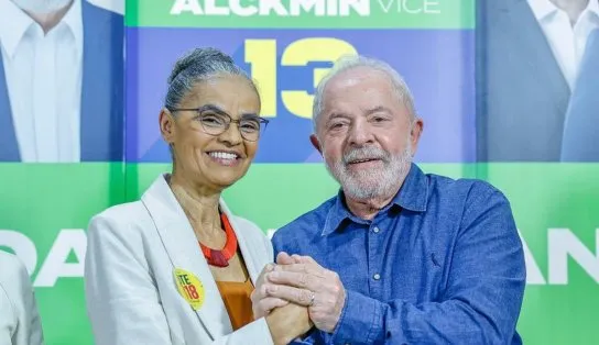 Marina Silva manifesta apoio a Lula: "em nome daquilo que está acima de nós"; veja vídeo