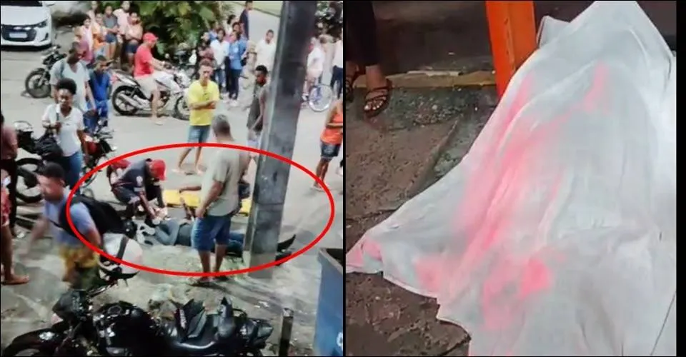 Moto perde freio e duas pessoas são atropeladas no Arraial do Retiro; mulher morre no local