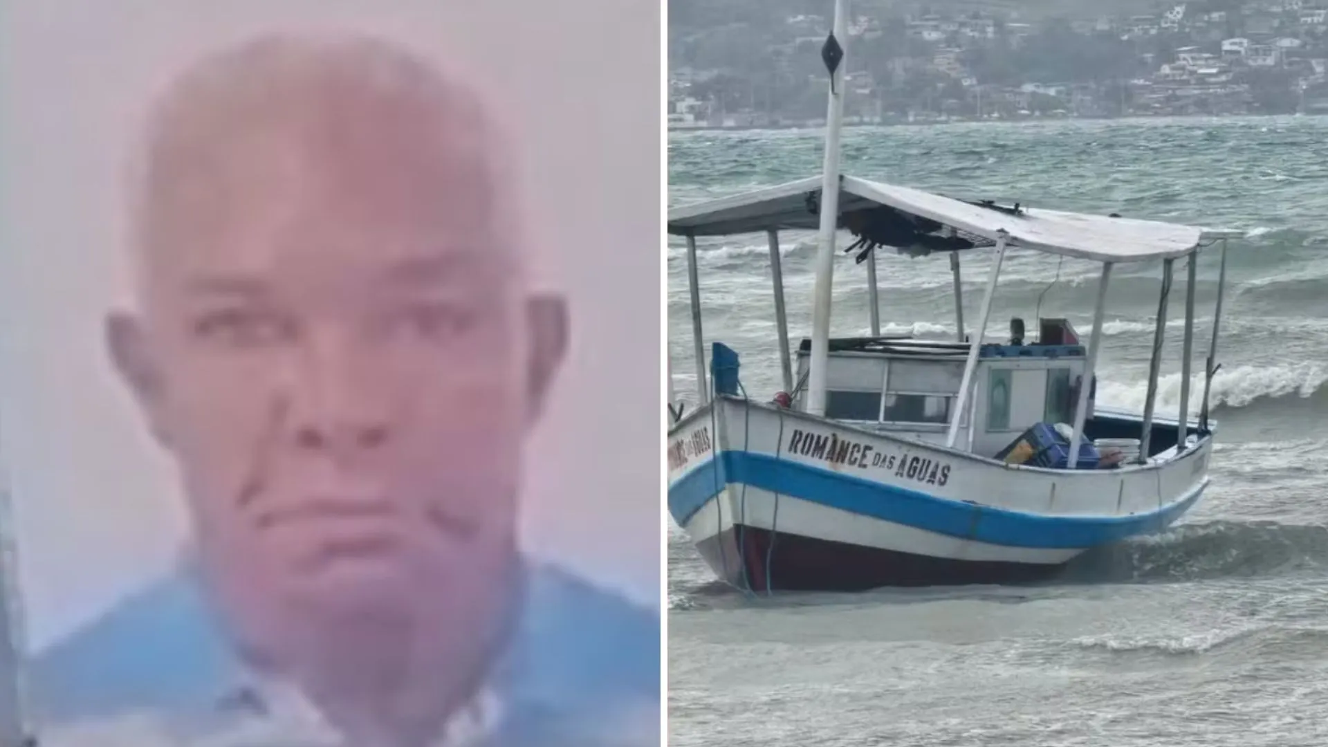 Pescador desaparecido na Baía de Todos-os-Santos é localizado. Foto: Redes sociais 