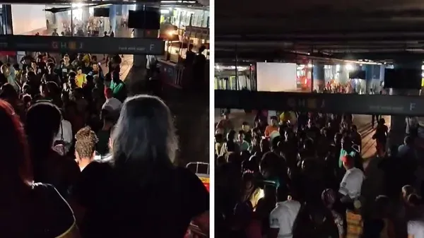 Apagão na Estação da Lapa causa aglomeração nesta quarta; assista.Foto: Lucas Pereira | Aratu On
