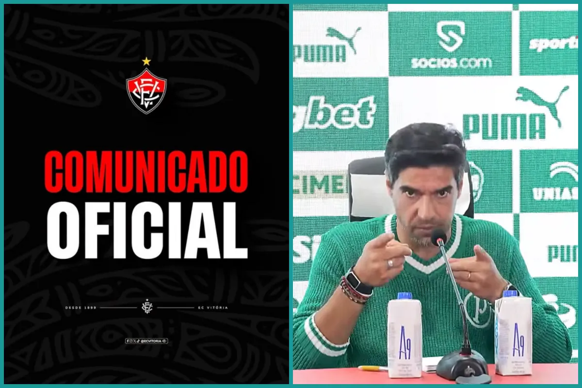 ‘Deveria dar o exemplo’: Vitória critica Abel Ferreira, do Palmeiras, após fala em coletiva
