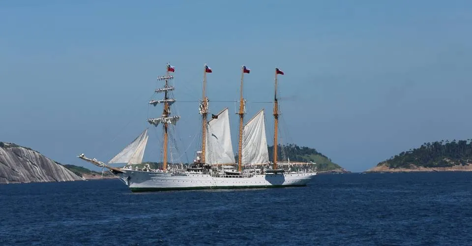 Navio-Escola da Marinha chilena vai estar aberto para visitação neste domingo (11)