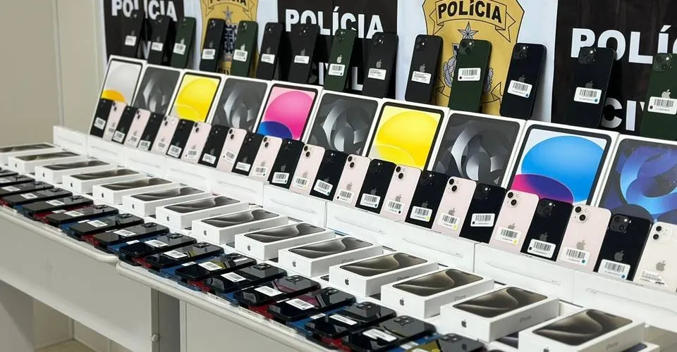 Mais de 150 aparelhos eletrônicos são apreendidos na estrada do CIA