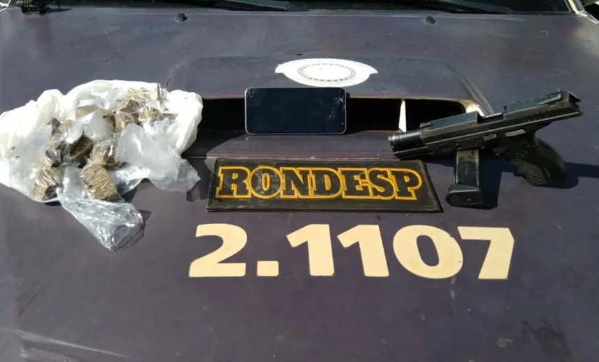 Rondesp Atlântico recupera pistola da PM do Espírito Santo
