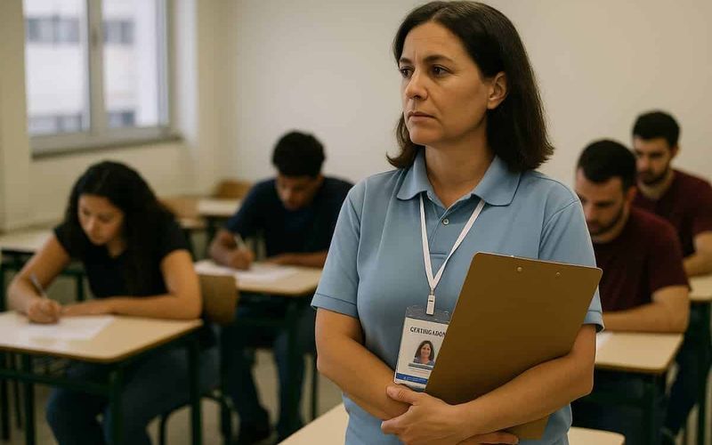 Os certificadores do Enem selecionados pelo Inep também poderão atuar em outros exames nacionais importantes, como a Prova Nacional Docente e o Enamed/Foto: Imagem gerada por IA