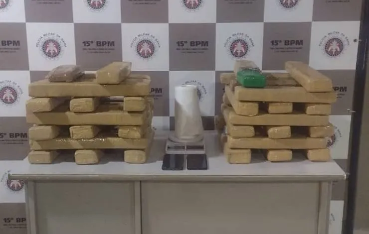 40 quilos de maconha são apreendidos próximo a Itabuna
