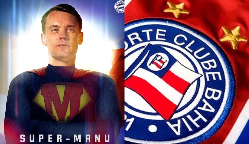 Manuel Neuer No Bahia Post Do Bayern De Munique Chama Atenção