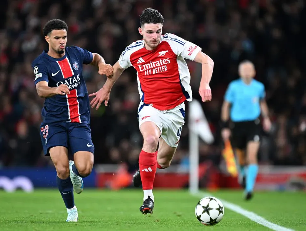 Arsenal vence PSG e goleadas marcam primeiro dia da segunda rodada da Champions