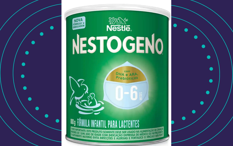 Nestogeno 1 (0-6 meses) &eacute; uma f&oacute;rmula infantil da Nestl&eacute; para beb&ecirc;s at&eacute; 6 meses, usada quando o aleitamento materno n&atilde;o &eacute; poss&iacute;vel ou suficiente/Foto: Divulga&ccedil;&atilde;o/Nestl&eacute;&nbsp;