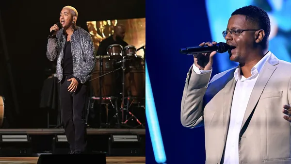 Gabriel Lima e Thiago Garcia s&atilde;o os finalistas do time Mumuzinho no The Voice Brasil 2025, no SBT