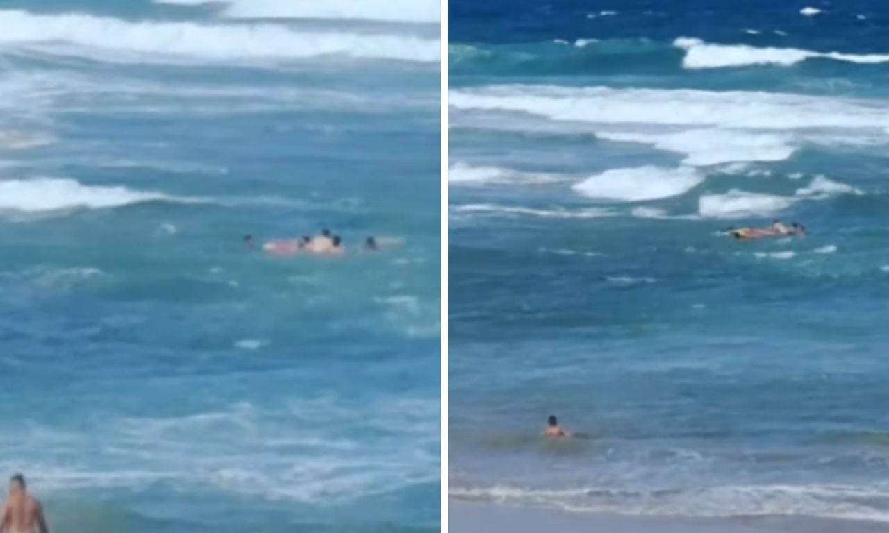 Turistas resgatados de afogamento em praia de Salvador