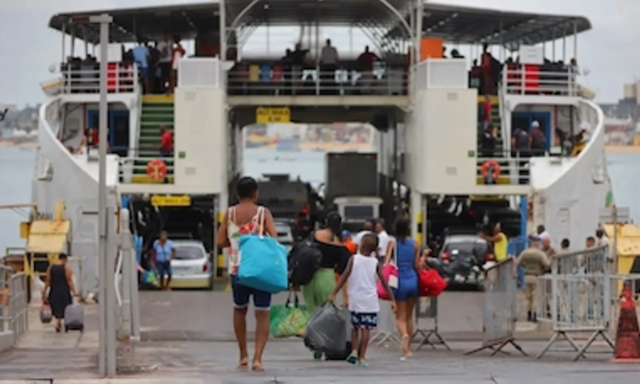 Feriado da Independ&ecirc;ncia: espera no Ferry-Boat passa de 4 horas em Salvador. Foto: Divulga&ccedil;&atilde;o