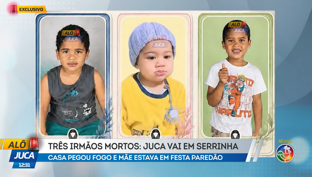 V&iacute;timas O Inc&ecirc;ndio. Foto: Reprodu&ccedil;&atilde;o rede Social 