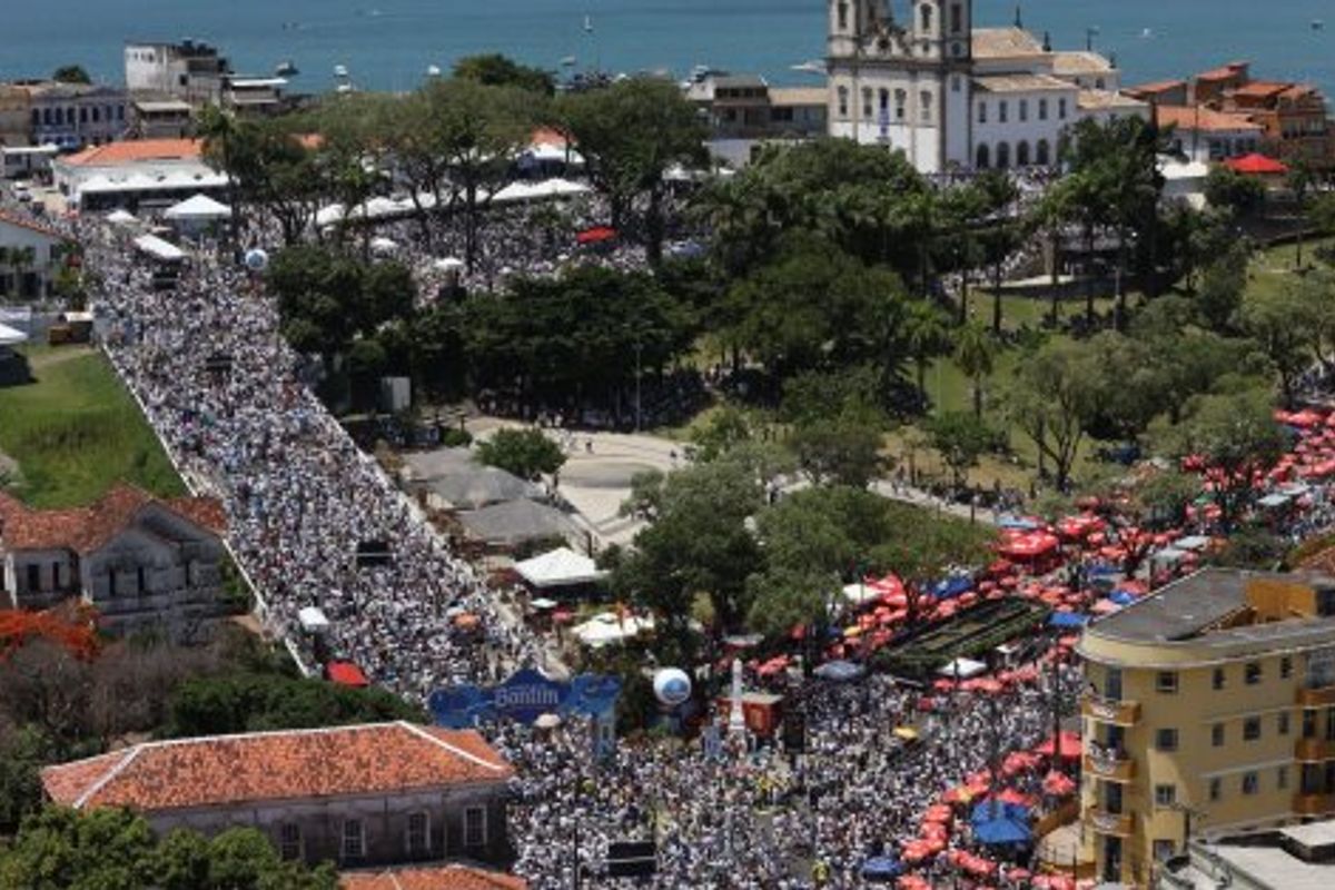 Aratu On comprova: caminhada da Lavagem do Bonfim tem 7,2 km
