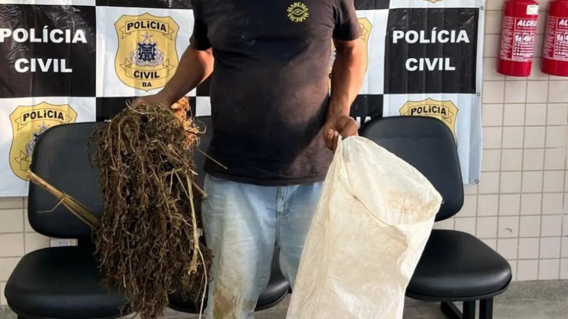 O homem confessou o crime aos agentes. Foto: Divulgação| PC BA