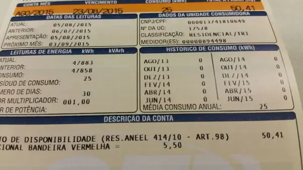 Aneel prev&ecirc; aumento e conta de energia pode subir at&eacute; 9% ; Foto: Arquivo Ag&ecirc;ncia Brasil